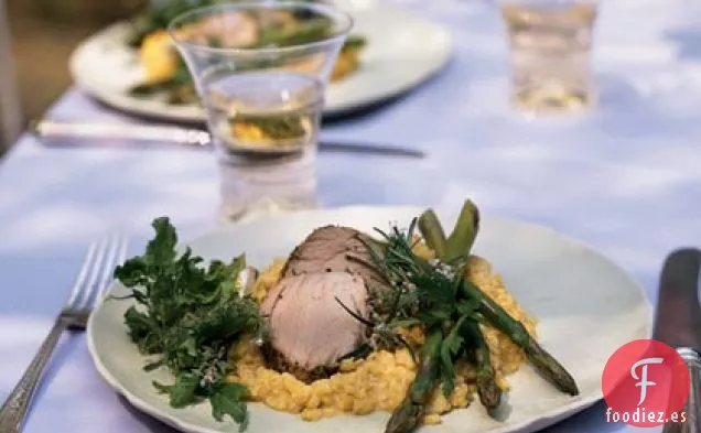 Solomillo de Cerdo con Costra de Romero y Pimienta