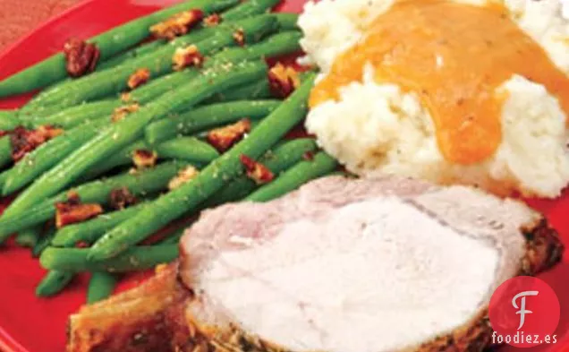 Lomo De Cerdo Con Corteza De Hierbas