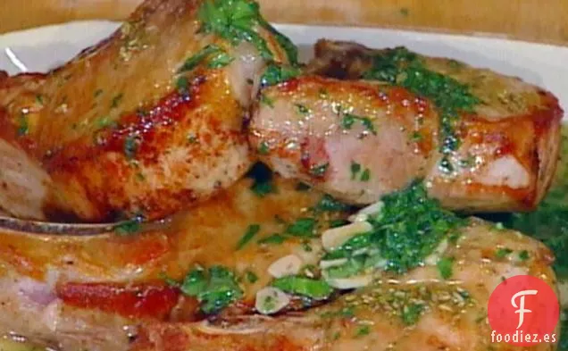 Chuletas de cerdo al Estilo de Beneventana: Costole di Maiale Beneventana