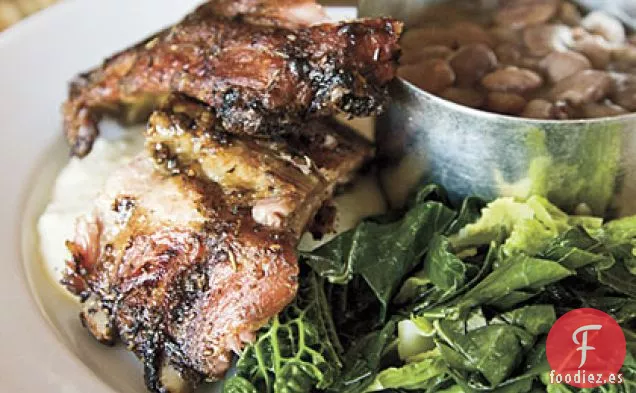 Costillas De Bebé Con El Frote Seco De Jackie