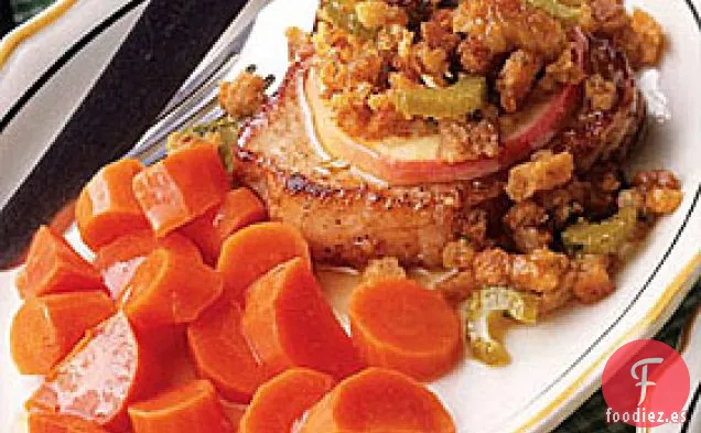 Chuletas de Cerdo Rellenas