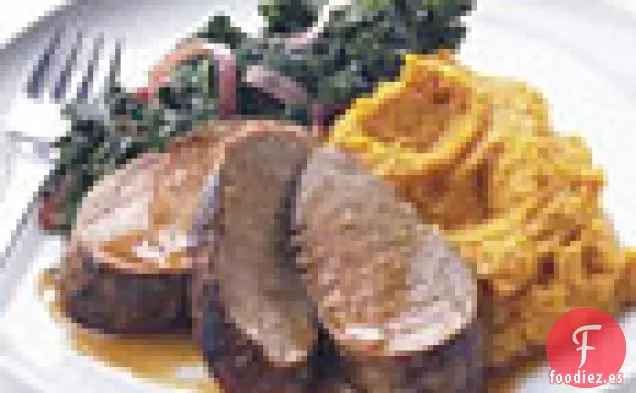 Lomo de Cerdo marinado con Jengibre