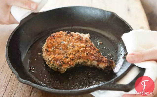 Chuletas de Cerdo con costra de Panko