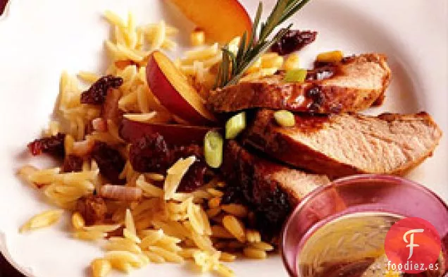 Lomo De Cerdo Con Glaseado Balsámico De Ciruela