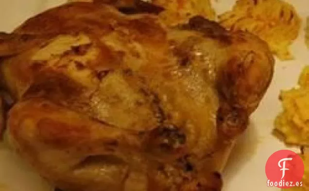 Pollo Asado Relleno de Paté y Pistacho