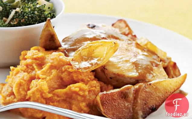 Pollo al Curry con Peras