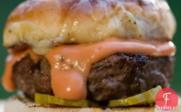 Hamburguesas con Queso con Pinchos