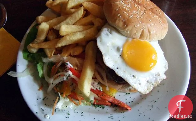 Receta de Hamburguesa de Desayuno