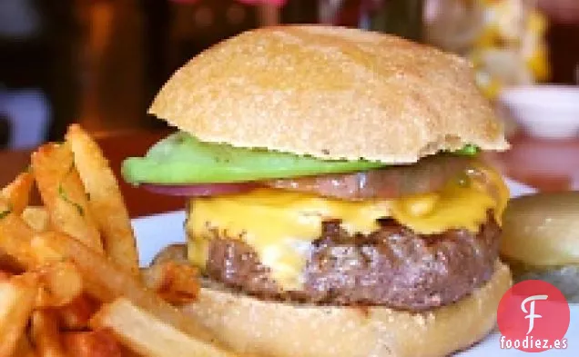 Hamburguesas con Queso y Tocino