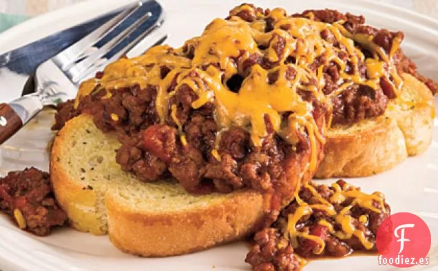 Cheesy BBQ Sloppy Joes