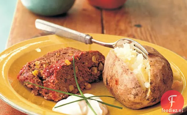 Pan de Carne y Papas al Horno del Suroeste