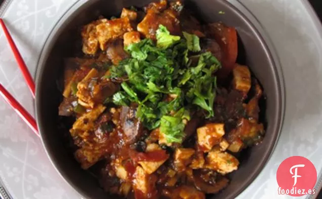 Tofu Manchuriano con Setas