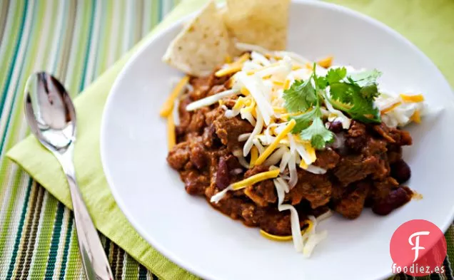 Chili con Chispas de Chocolate de Nigella