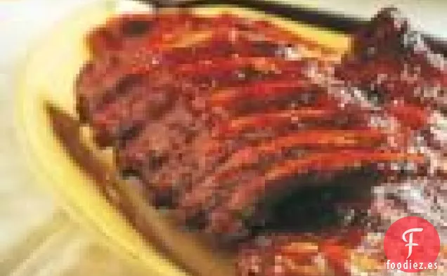 Costillas ahumadas de Nogal Con Salsa De Fregona De Georgia