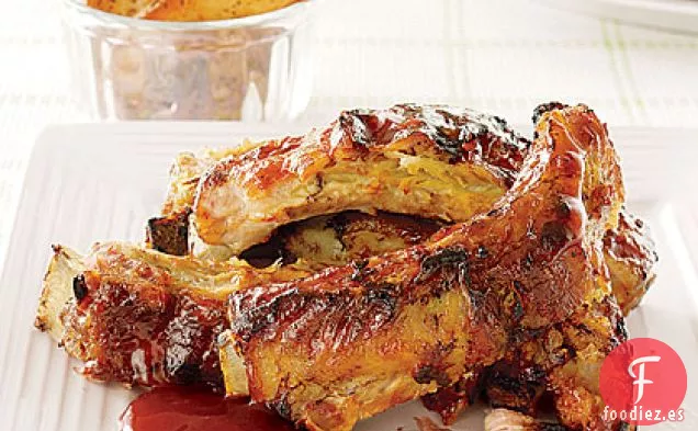 Costillas Dorsales de Bebé Cocidas a Fuego Lento