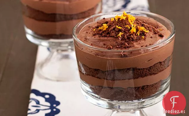 Mousse de Seda de chocolate y naranja