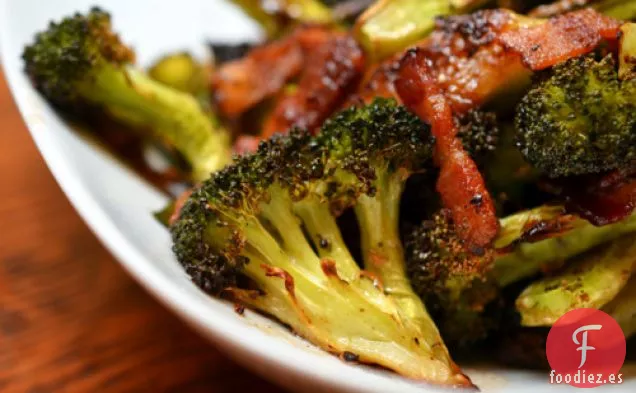 Receta de Brócoli Asado y Tocino