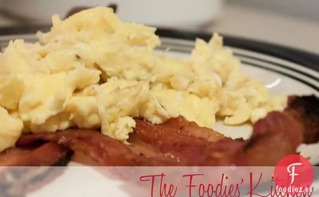 Tocino Confitado de Arce (y Huevos Revueltos)