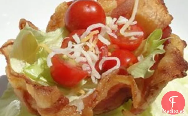 Tazones de Tocino BLT