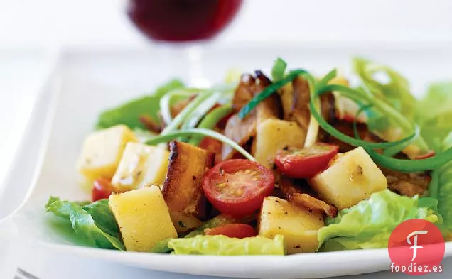 Ensalada de Patatas con Tocino y Tomates