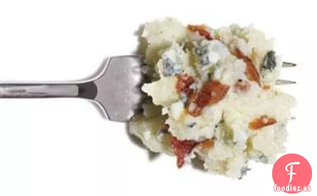 Puré De Patatas Con Tocino Y Queso Azul