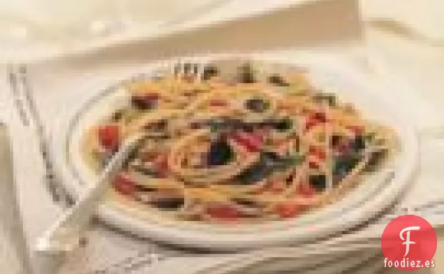 Espaguetis Con Tomates Y Rúcula