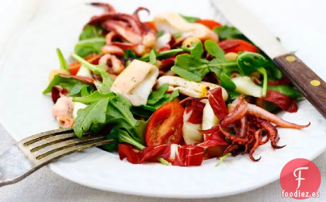 Ensalada de Calamares a La Parrilla