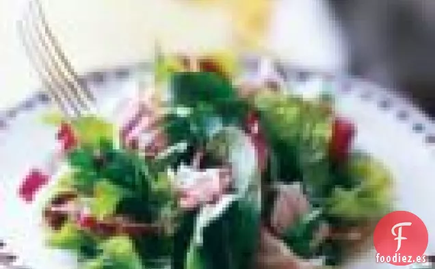 Ensalada De Rúcula, Achicoria Y Escarola