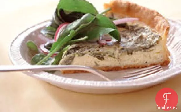 Quiche De Ricota, Limón Y Rúcula