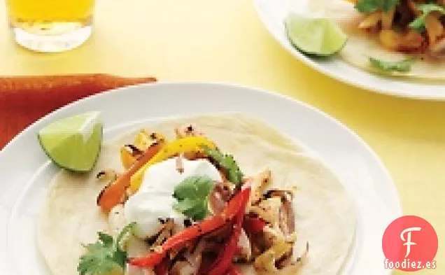 Fajitas de Pollo Rápidas