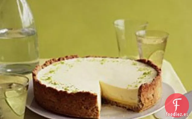 Tarta de lima y pistacho