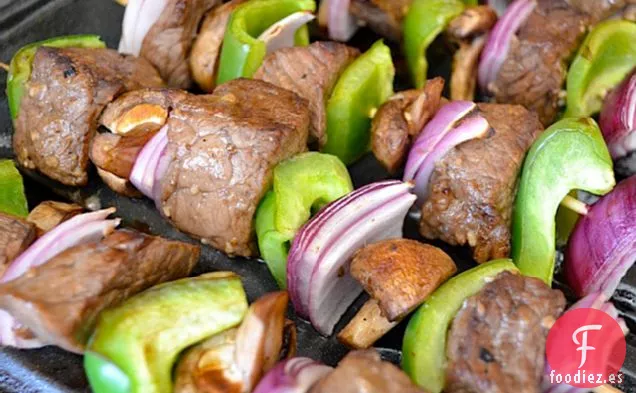Brochetas de Carne Balsámicas
