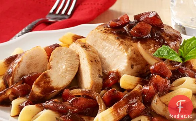 Pollo Con Tomates Balsámicos Para Dos