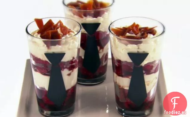 Parfaits de Frambuesa y Balsámicos