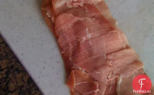 Espárragos Envueltos En Jamón Con Glaseado Balsámico