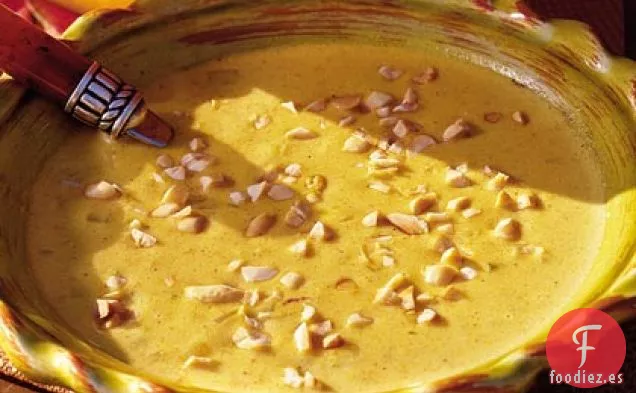 Crema de Sopa de Cacahuete al Curry