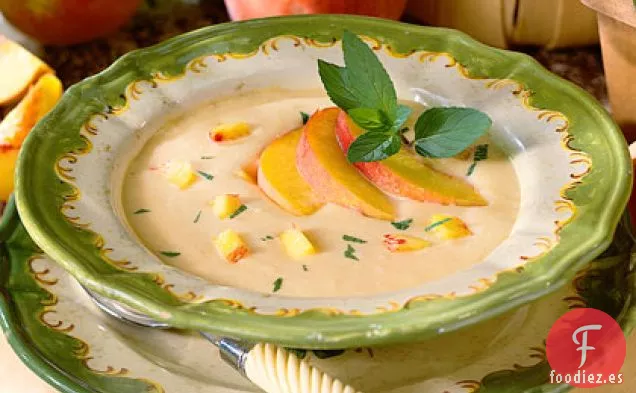 Sopa De Crema De Melocotón