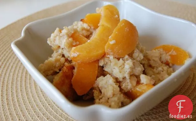 Receta De Melocotones Y Crema De Avena