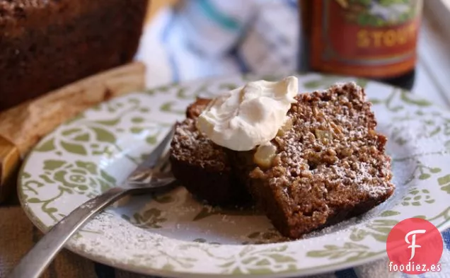 Pastel De Avena Con Crema De Manzanas Y Whisky