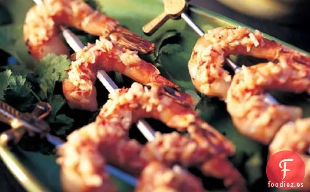 Sambal Javanés con Camarones a la Parrilla