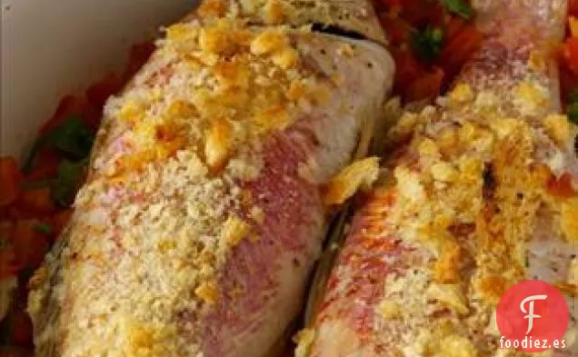 Salmonete al Horno al Estilo Corso