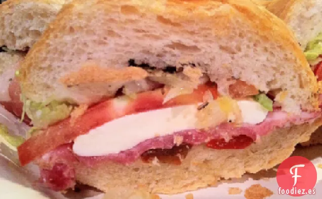 Mozzarella y Jamón en Carrozza