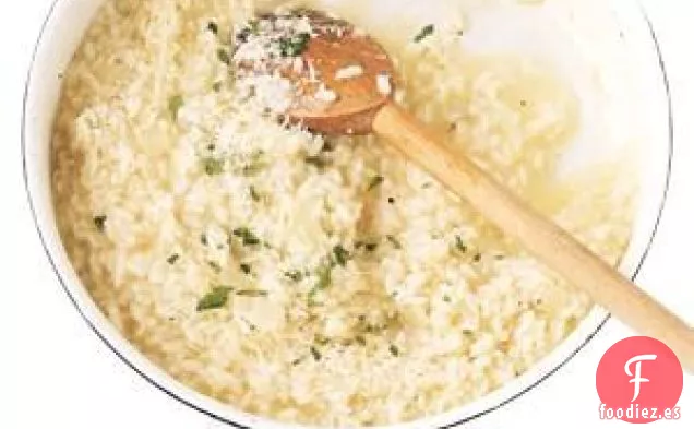 Risotto De Camarones A Limón Y Rúcula