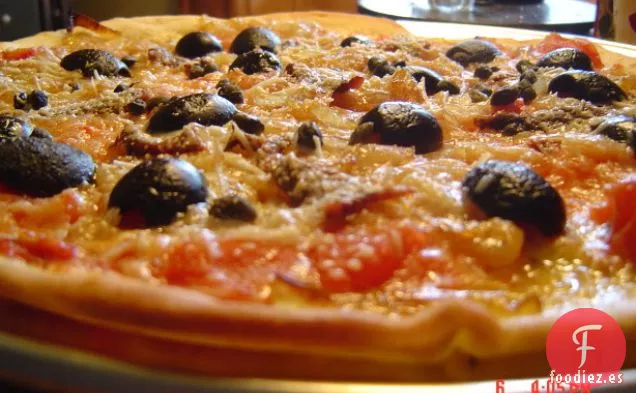 pizza de cebolla