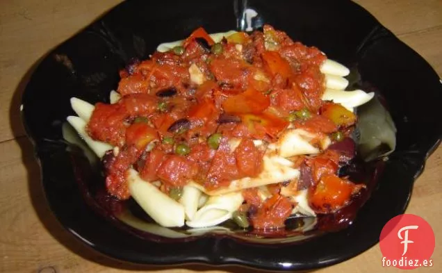 Spaghetti Allá Puttanesca, Al estilo Italiano