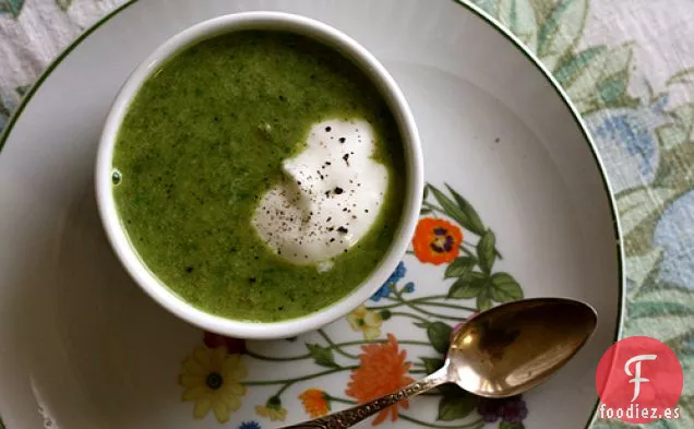 Sopa De Brócoli Y Rúcula