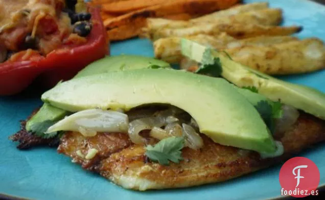 Lubina Chilena Con Salsa Moho