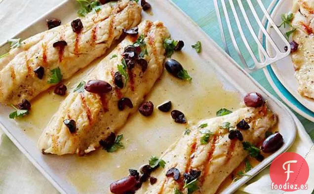 Lubina Rayada de Estilo Marroquí