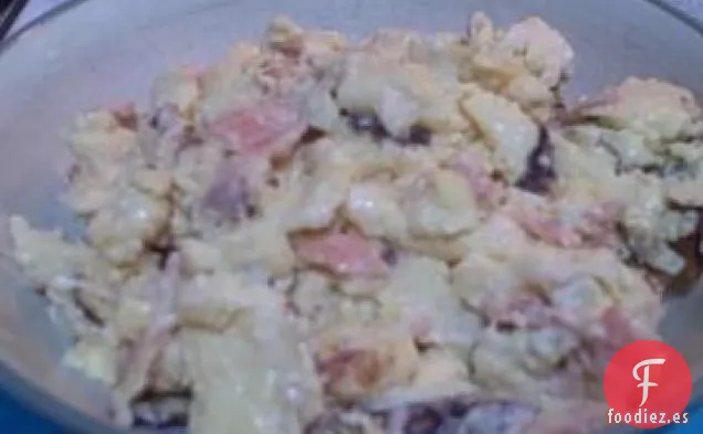 Huevos Revueltos de Salmón Ahumado y Queso Crema