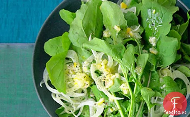 Ensalada de Rúcula, Hinojo y Limón en Conserva